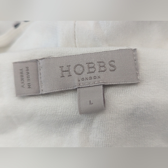 Hobbs black and white top size L - Picture 7 of 9